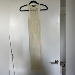 Alexander Wang knit bodycon white dress size XS
